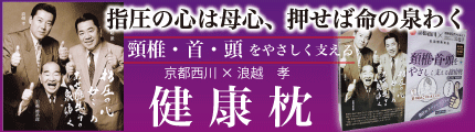 浪越徳治郎　アソシエイツ　健康指圧枕