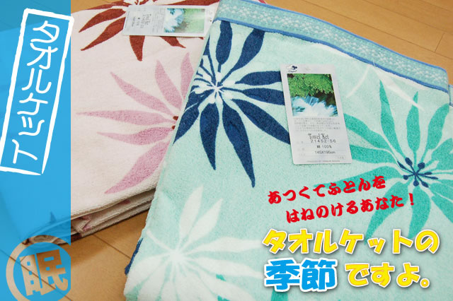西川のタオルケット