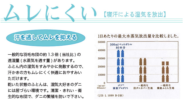 ムレにくい