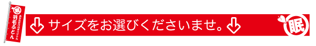 サイズをお選びください。